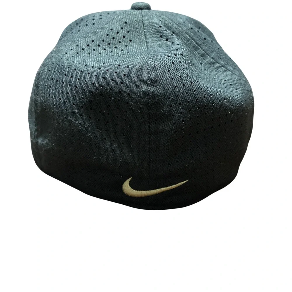 Indiana Bulls Baseball Fitted Black White Hat/Cap Mens By Nike True Camo S/M IB